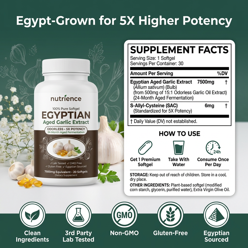 Egyptian Aged Garlic Extract