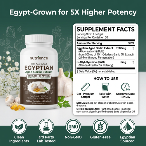 Egyptian Aged Garlic Extract